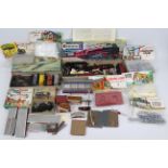 Airfix - A collection of railway associated model kits including 6 x unopened building kits,