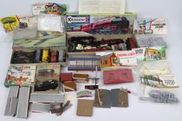 Airfix - A collection of railway associated model kits including 6 x unopened building kits,
