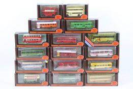 EFE -16 x boxed 1:76 die-cast model buses and coaches - Lot includes a #14002 'Bristol Lodekka'