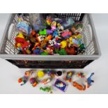 Toy Figures - McDonalds Toys - a large collection of plastic characters featuring Lion King,