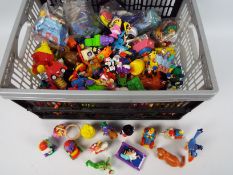 Toy Figures - McDonalds Toys - a large collection of plastic characters featuring Lion King,