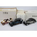 Franklin Mint - 3 x vehicles in 1:24 scale, a 1:24 scale Rolls Royce Phantom I,