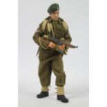 Dragon Models - An unboxed 12" Dragon #70181 action figure depicting WW2 Royal Marine Commando