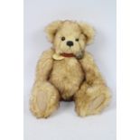 Charlie Bear - A 'Luke' Charlie Bear #CB073567 with tag attached at neck and brown/red soft collar