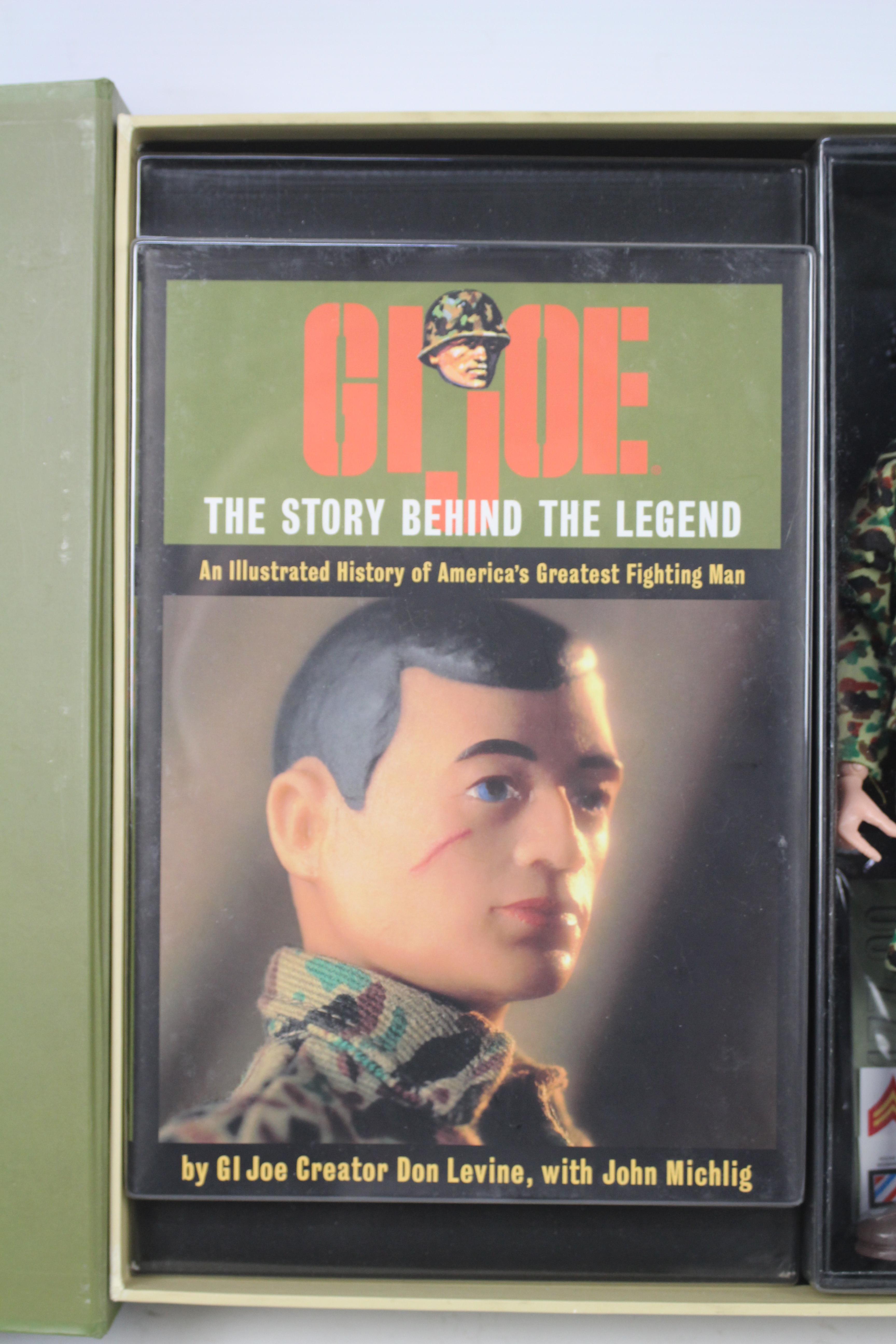 GI Joe - Hasbro - A boxed and signed GI Joe Masterpiece Edition 'Action Marine'. - Image 4 of 6