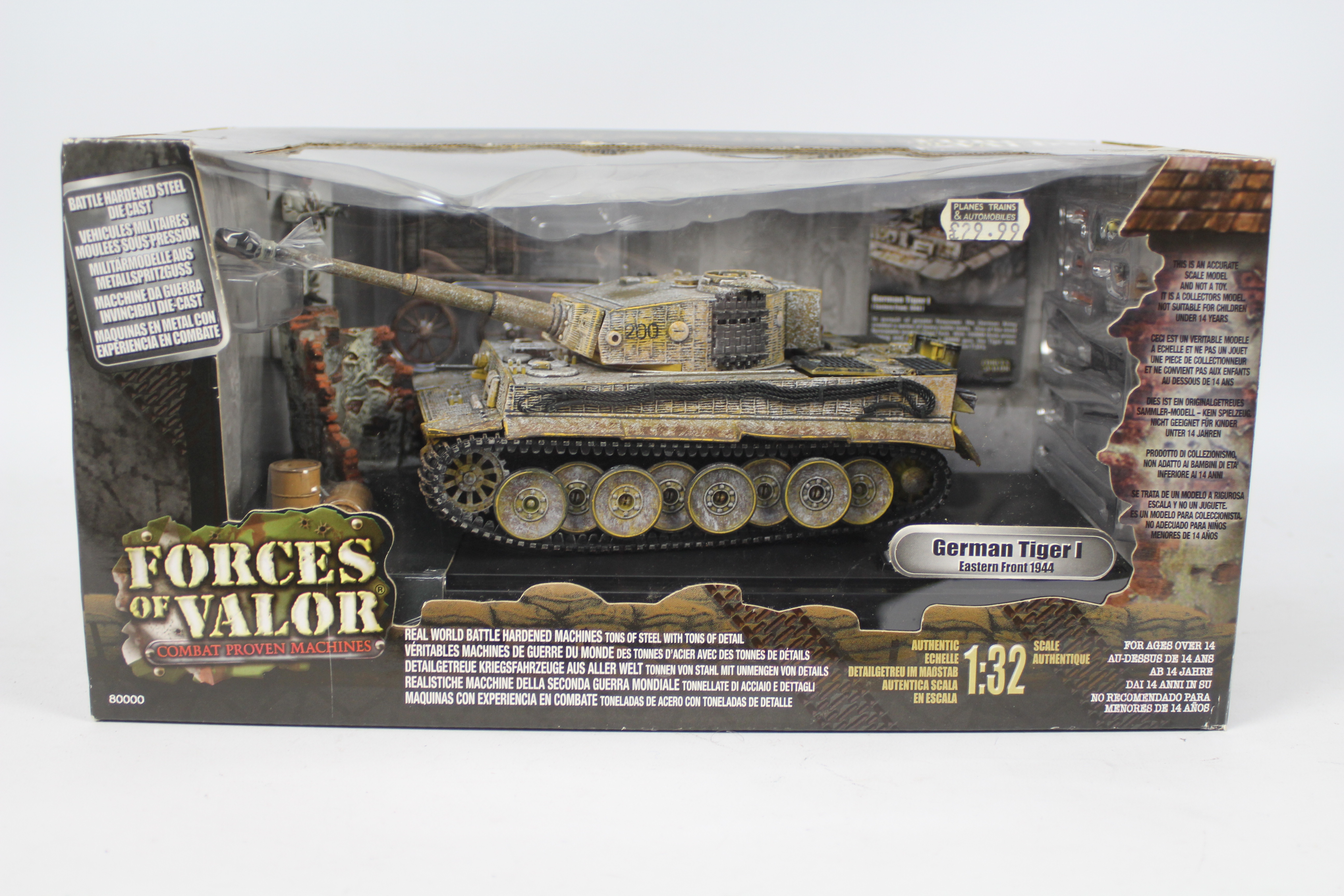 Forces Of Valor - A boxed 1:32 scale German Tiger I Tank from the 505th S.Heeres Pz.Abt. - Image 2 of 2