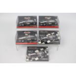 Minichamps - 5 x boxed McLaren Mercedes F1 cars in 1:43 scale including limited edition Kimi