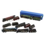 Wrenn - Hornby Dublo - Mainline - A group of steam locos and tenders for spares or restoration.