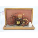 Franklin Mint - A Franklin Mint 1/8 scale 1885 Daimler Single Track Motorcycle.