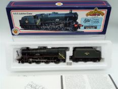 Bachmann - an OO gauge model 4-6-0 Jubilee class locomotive and tender 'Silver Jubilee' running no