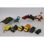 Dinky Toys - Corgi Toys - Approx 13 loose die cast models to include: Dinky Toys Thunderbird 2 and