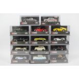 Corgi - A group of 14 x boxed cars in 1:43 scale including Ford Cortina in grey / red # 01301,