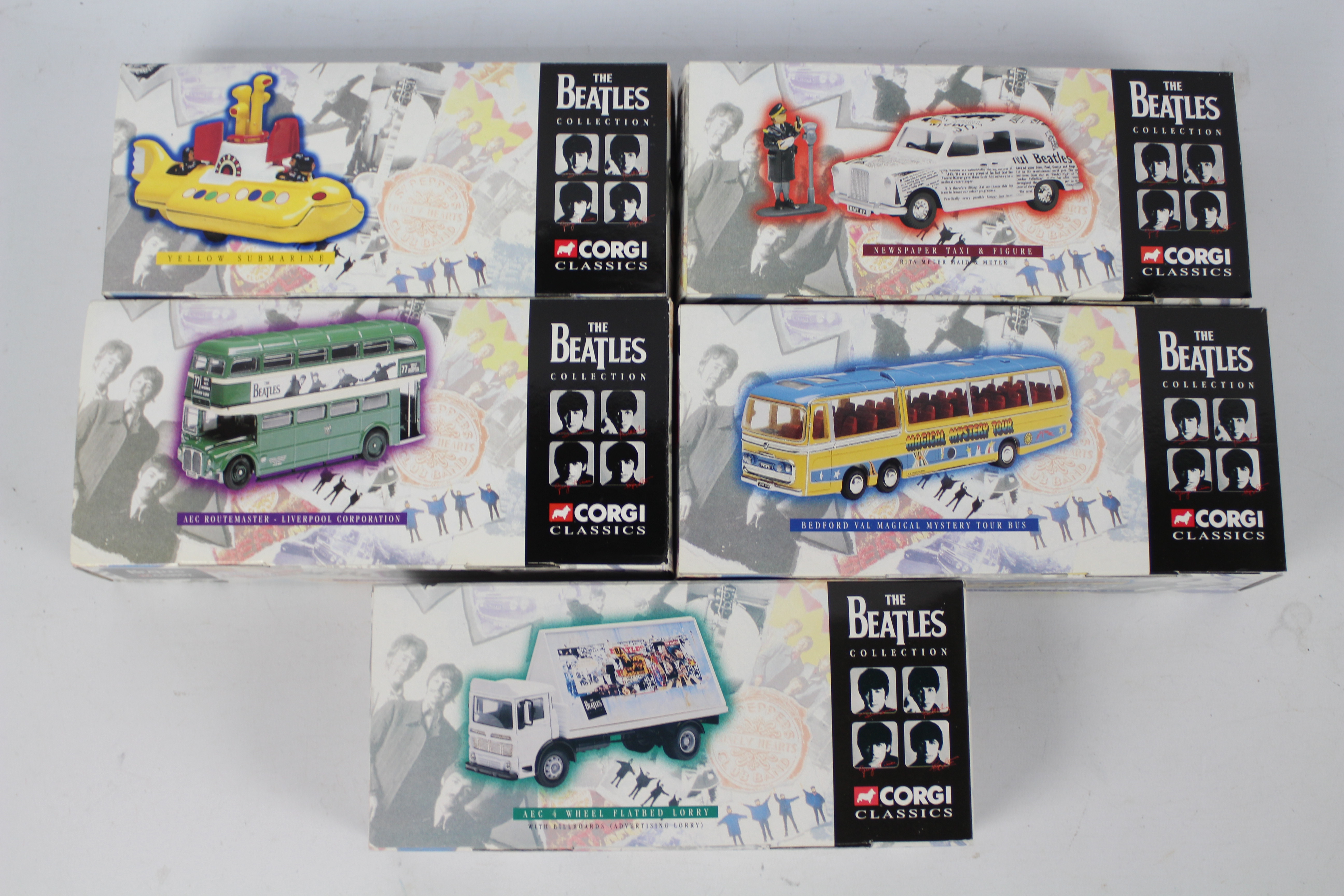 Corgi - The Beatles - 5 x boxed vehicles from The Beatles Collection including the Magical Mystery - Image 5 of 5