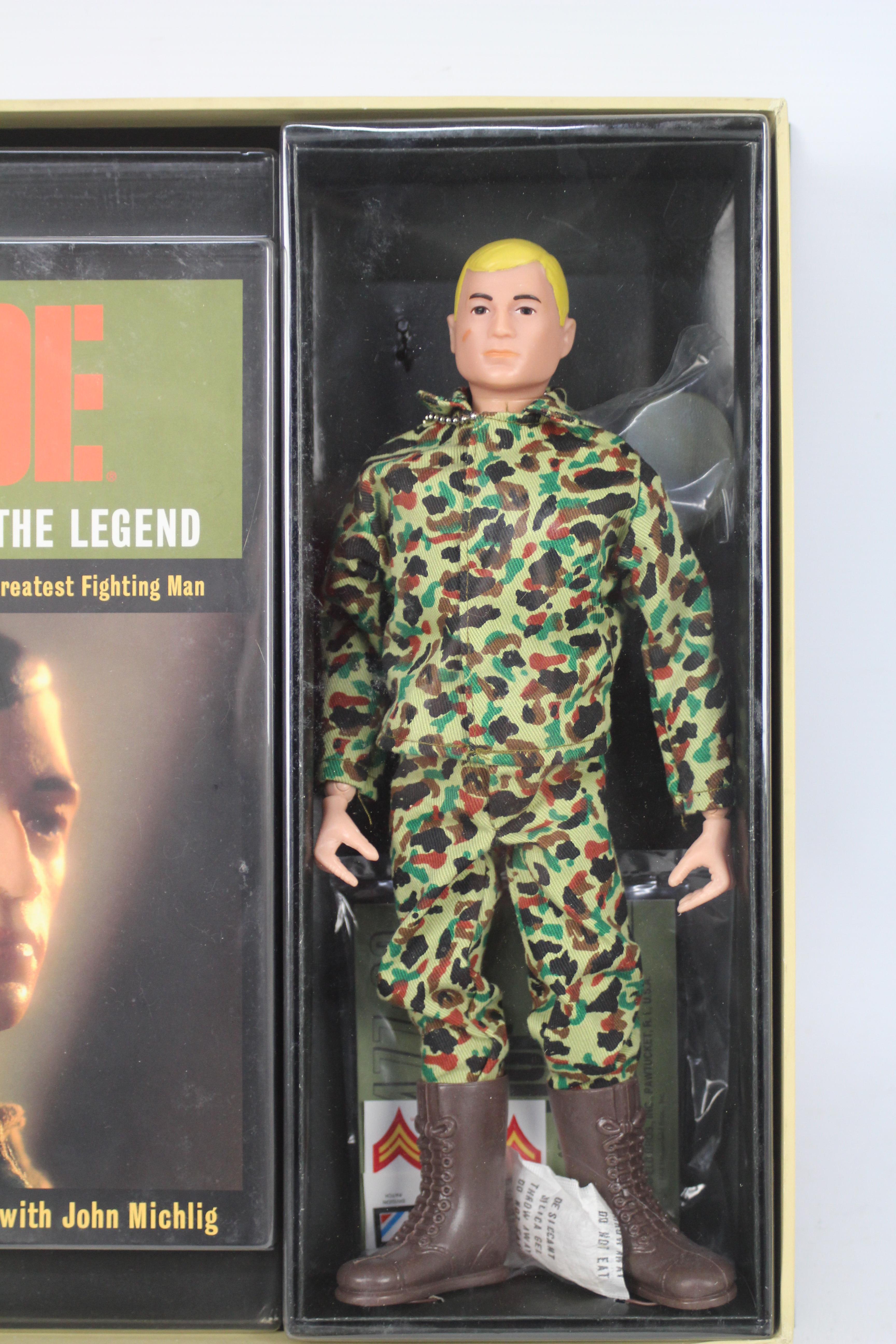 GI Joe - Hasbro - A boxed and signed GI Joe Masterpiece Edition 'Action Marine'. - Image 3 of 6