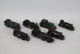 Hornby Tri-ang - Lima - 7 x unboxed OO gauge locos including 0-4-0 saddle tank 56025,