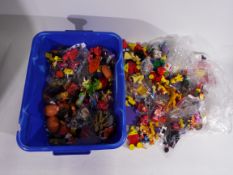 Toy Figures - McDonalds Toys - a large collection of plastic characters featuring 101 Dalmations,