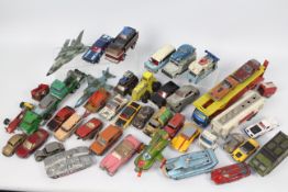 Dinky Toys - In excess of 20 Dinky Toys in playworn condition to include: UFO Inteceptor #351 with