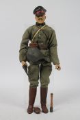 Sideshow Collectibles - An unboxed 12" action figure depicting a WW1 German Infantry Lieutenant
