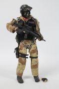 Blue Box - An unboxed 1:6 scale Blue Box Elite Force SFOD Delta Force action figure.