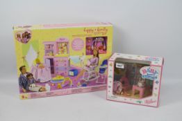 Mattel & Zapf - A Mattel/Fisher Price nursery playset,