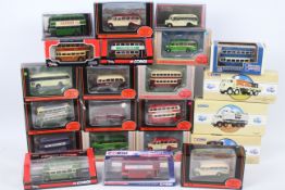 Corgi - EFE - 22 x boxed bus and truck models including Bradford Corporation Trolleybus # 40104,