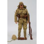 3R - An unboxed 12" 3R #JP602 action figure depicting WW2 Imperial Japanese Army 'Nakamura Ryuichi'.
