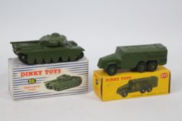 Dinky - Military - 2 x boxed Military models,