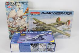 Revell - Airfix - Monogram - 3 x boxed model kits, The Golden Hind # 09258-4,