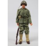 Dragon Models - An unboxed 12" action figure by Dragon Models depicting WW2 US Marine.