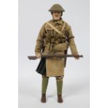 Sideshow Collectibles - An unboxed 12" action figure depicting a WW1 Scottish Black Watch 51st