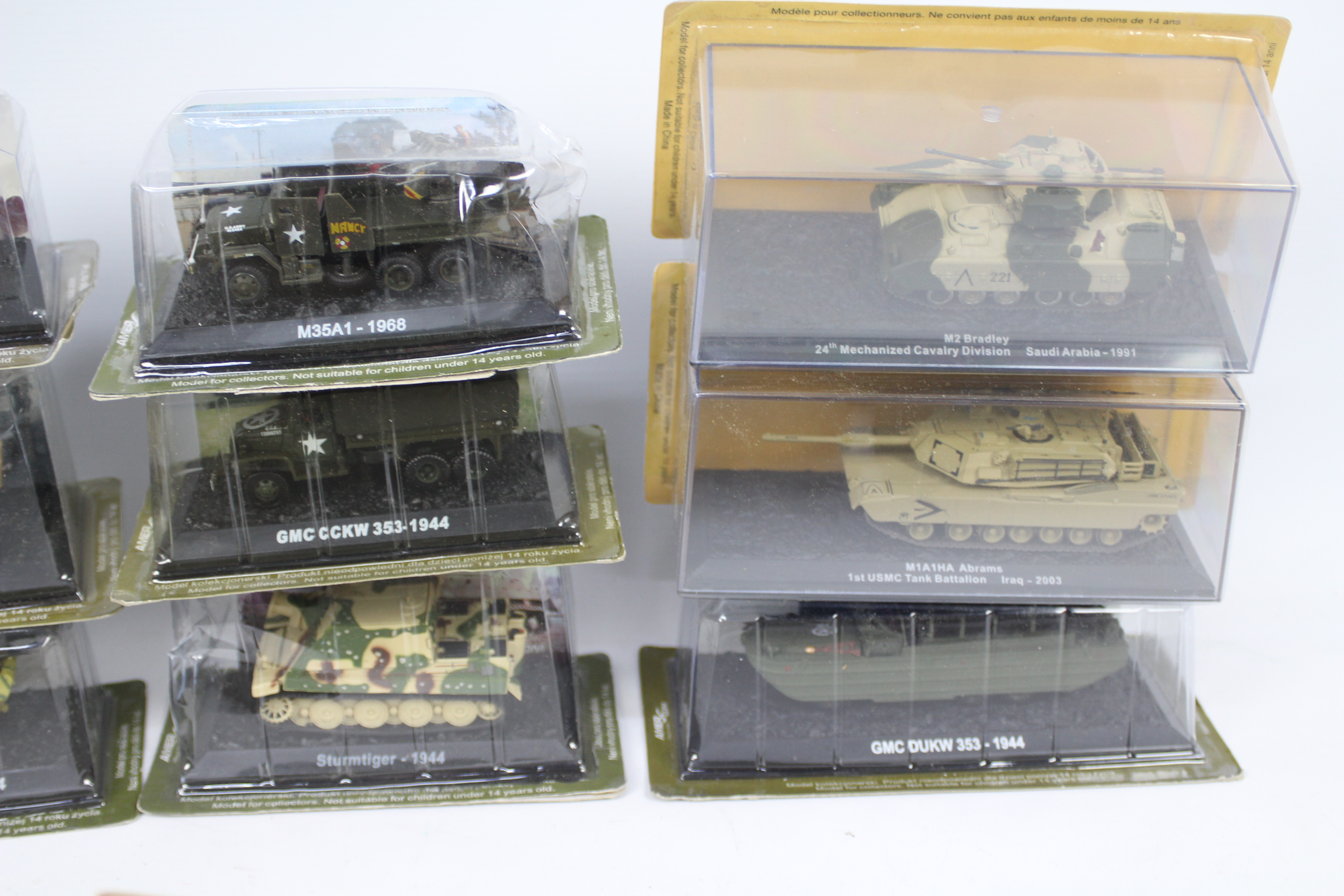 Atlas - Amer Collection - Military - 16 x unopened Military vehicles including GMC DUKW Amphibious - Image 3 of 4