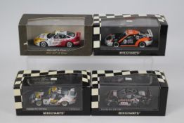 Minichamps - 4 x Porsche 911 models in 1:43 scale including limited edition 2007 GT3 Cup 1 of only