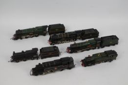 Hornby Tri-ang - Airfix - 6 x unboxed OO gauge steam locos including 4-6-2 Princess Elizabeth,