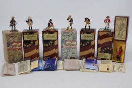 Brirtains - Seven boxed 54mm figures from various Britains ranges.