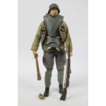 Sideshow Collectibles - An unboxed 12" action figure depicting a WW1 German Trench Raider from the