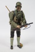 Sideshow Collectibles - An unboxed 12" action figure depicting a WW1 German 6th Sturmpioneer