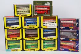 Corgi - A collection of 14 x Routemaster models including a numbered limited edition Piccadilly
