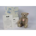 Steiff - A boxed limited edition Steiff bear "Bellamy" in beige mohair and wool,