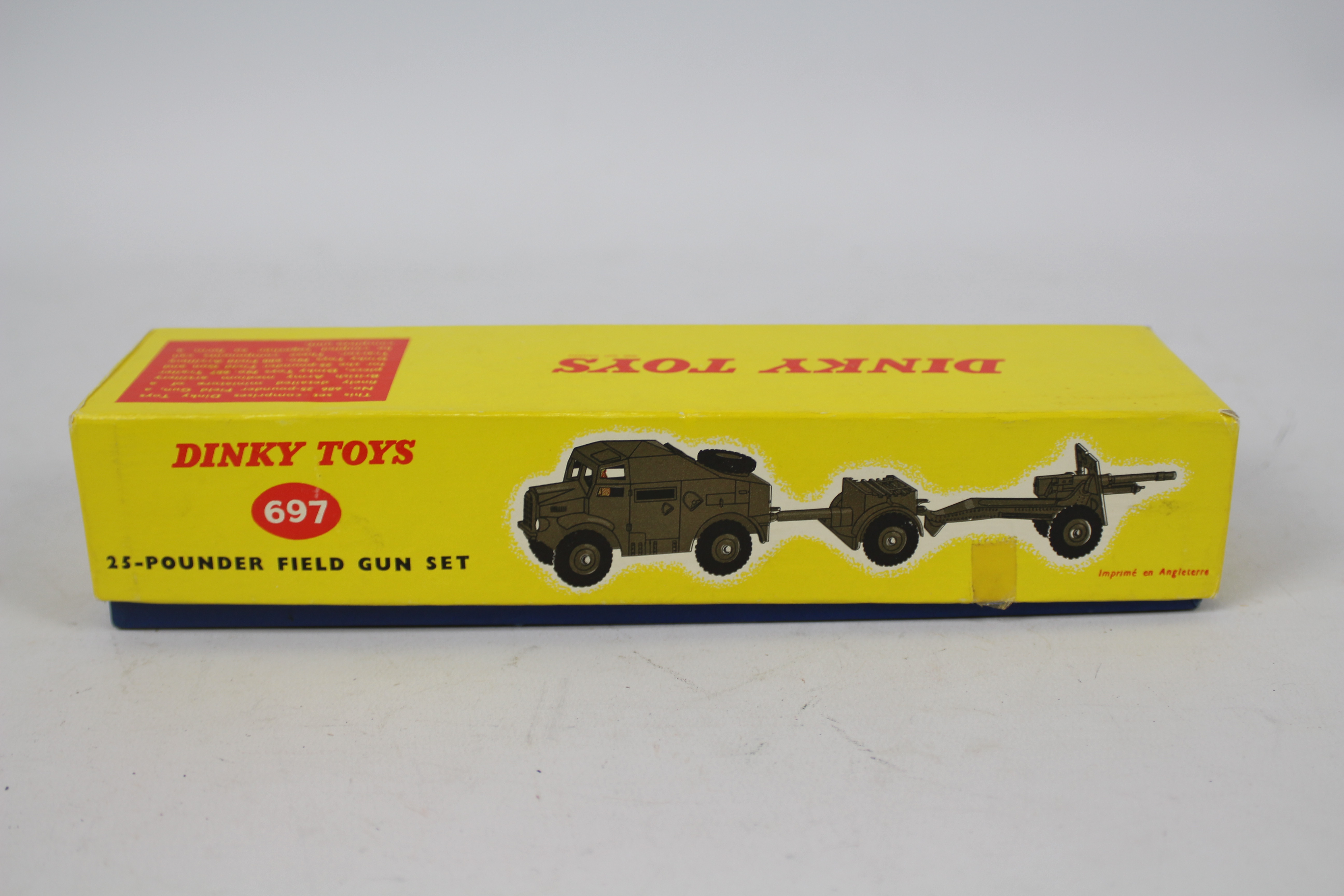 Dinky - Military - A boxed Dinky 25-Pounder Field Gun Set with Field Tractor, Trailer and field Gun. - Image 4 of 4