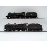 Hornby - TWO OO gauge model 4-6-0 locomotives and tenders comprising 'Grimsby Town' running no