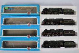 Airfix - Four boxed Airfix OO gauge Class 7P Royal Scot 4-6-0 steam Locomotives and tenders in BR