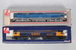 Lima - Two boxed Lima OO gauge diesel locomotives. Lot consists of Lima #204805 Class 59 Op.No.
