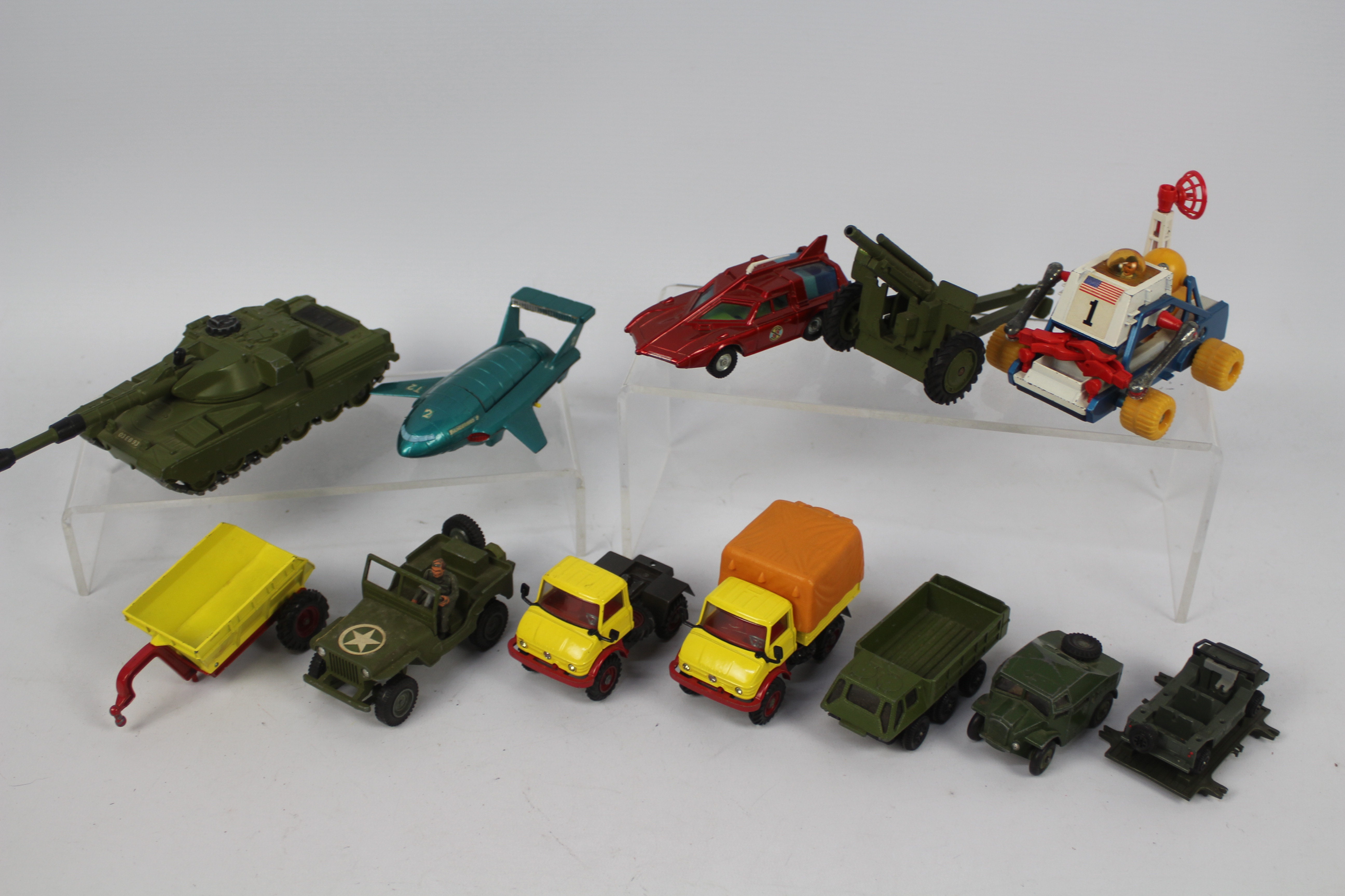 Dinky Toys - Corgi Toys - Approx 13 loose die cast models to include: Dinky Toys Thunderbird 2 and - Image 6 of 6