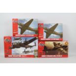 Airfix - Four boxed 1:72 scale military aircraft plastic model kits.