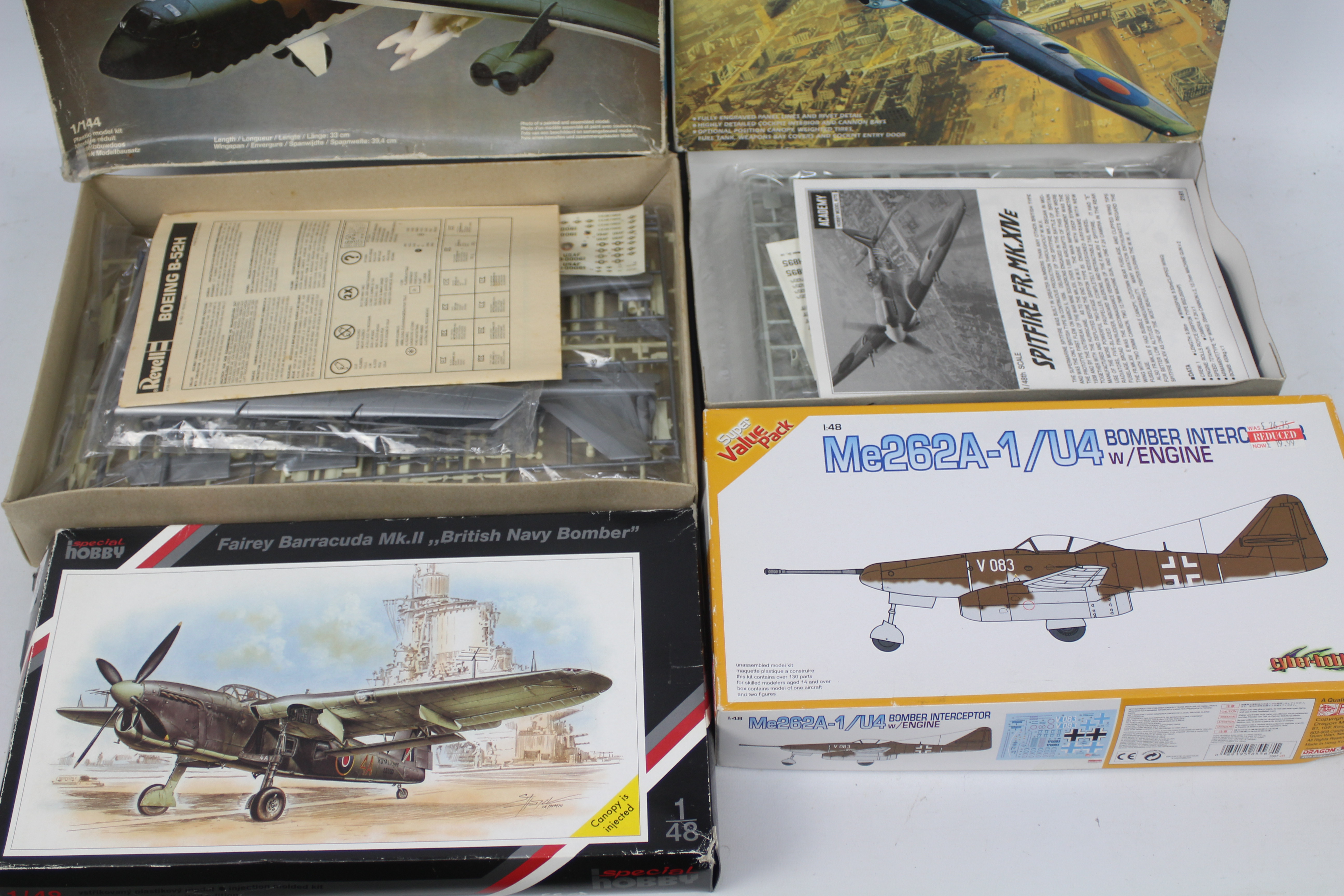 Revell - Academy - Cyber Hobby - Fujimi - Five boxed plastic military aircraft model kits in - Image 2 of 6