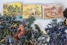 Airfix - A large collection of predominately unboxed plastic Airfix soldiers from various eras,