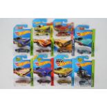 Hot Wheels - Treasure Hunt - 10 x unopened carded models including Treasure Hunt RRRoadster,