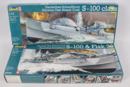 Revell - 2 x unopened marine model kits in 1:72 scale,