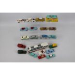 Dinky - 21 x unboxed vehicles including 2 x Ford Cortina Rally car # 212,