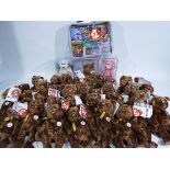 Ty Beanie - 3 x plastic-cased Beanie Baby bears, 34 x 2002 World Cup 'Champion Beanie Babies,